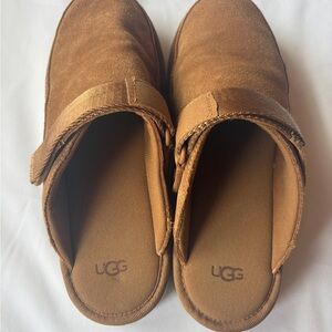 UGG Womens Brown Slippers with Velcro Size 5